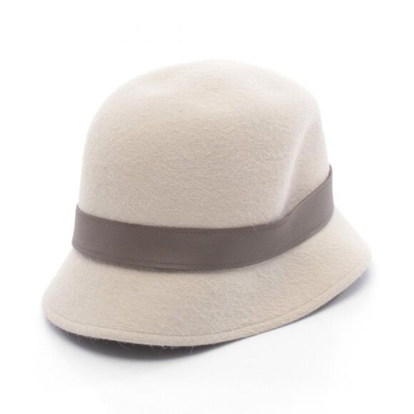 Hermes Hat Gray Leather Hat main image 6
